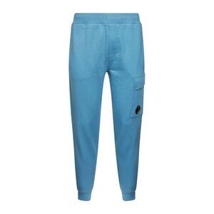 Cp Company Men Light Blue "Diagonal Raised Fleece Lens" Sweatpants